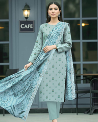 3 Pieces - Orient Unstitched feroza Premium Lawn Suit