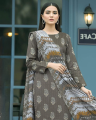 3 Pieces - Orient Unstitched Pink Premium Lawn Suit