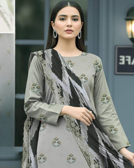 3 Pieces - Orient Unstitched Premium Lawn Suit