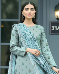 3 Pieces - Orient Unstitched feroza Premium Lawn Suit