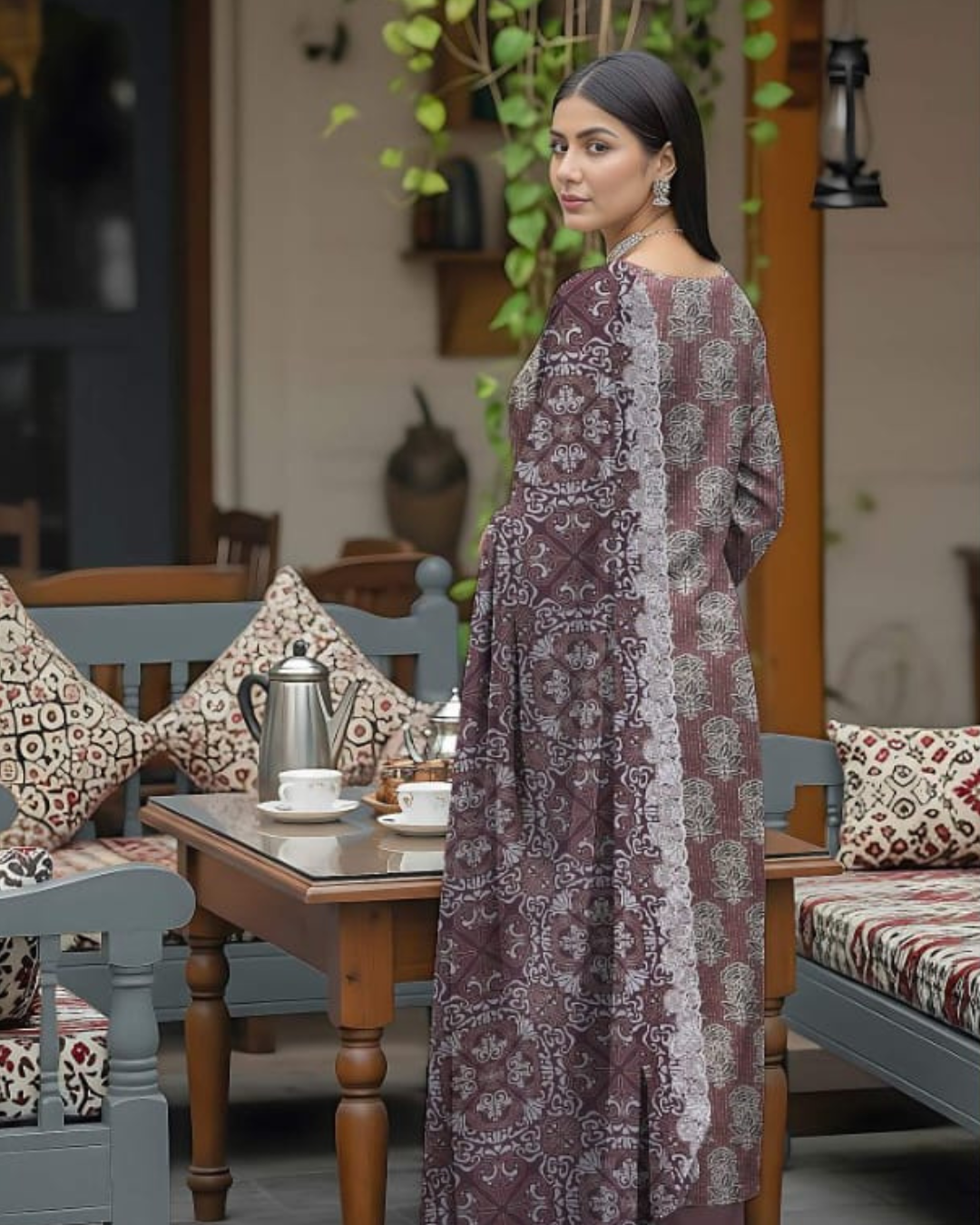 3 Pieces - Orient Unstitched Premium Lawn Suit