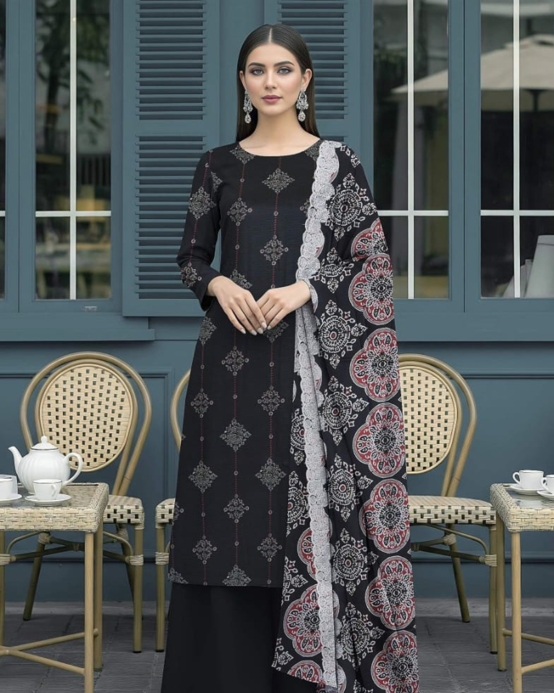 3 Pieces - Orient Unstitched Premium Lawn Suit